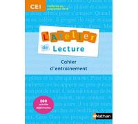 L'atelier De Lecture Ce1 - Cahier D'entraînement