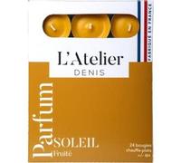 L'Atelier Denis - AD1246 - Lot de 24 Bougies parfumées chauffe-plats Soleil Fruité