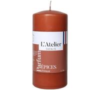 L'ATELIER DENIS-Bougie cylindrique taille L Terracotta parfum épices L’Atelier de Denis - diamètre 6,8 x H 14.5 cm 11 cm
