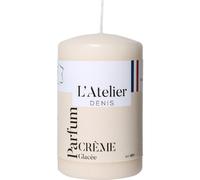 L'ATELIER DENIS-Bougie cylindrique taille S ivoire parfum crème glacée L’Atelier de Denis - diamètre 6,8 x H 11 cm