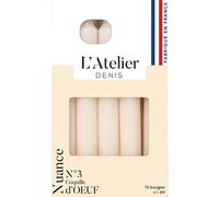 L'ATELIER DENIS-Bougie de ménage 17 cm ivoire L’Atelier de Denis - Le pack de 4