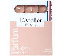 L'ATELIER DENIS-Bougies chauffe-plats rose parfum rêve poudré L’Atelier de Denis - L’étui de 24