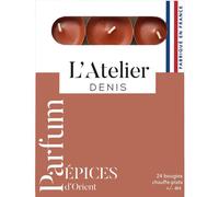 L'ATELIER DENIS-Bougies chauffe-plats Terracotta parfum épices d’orient L’Atelier de Denis - L’étui de 24