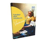 L'atelier des couleurs - Vermeer: 20 cartes à colorier