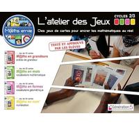 L'atelier des jeux (nombres, formes et mesures) cycles 2 et 3 - Maths en-vie - Christophe Gilger - Generation 5 Eds - Boîte ou accessoire - Manuel