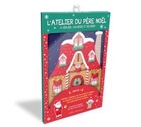 L'atelier du Père Noël à déplier, colorier et décorer ! Avec un dépliant à compléter et deux planches de stickers - Gaël Le Neillon - Mila Boutan Eds - Coffret - Document jeunesse