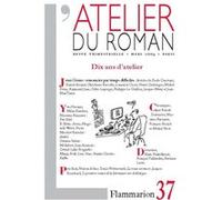 Atelier du roman, revue numéro 37