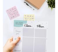 L'atelier gigogne Nos tâches ménagères | Apprendre à participer aux tâches ménagères | acquérir de l’autonomie | alléger sa Charge mentale (Rose et Jaune)