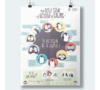 L'atelier gigogne Poster retour au calme | Pour apprendre à exprimer ses émotions | s'apaiser | se calmer | enfants dès 2 ans