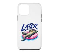Later Gator Alligator Amusant et Relaxant en Vacances d'été à la Piscine Coque pour iPhone 12 Mini