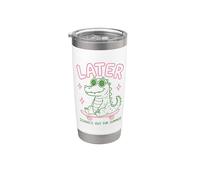 Later Gator School's Out for Summer Last Day of School Gobelet isotherme en acier inoxydable double paroi