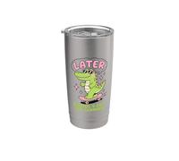 Later Gator School's Out for Summer Last Day of School Gobelet isotherme en acier inoxydable double paroi