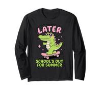 Later Gator School's Out for Summer Last Day of School Manche Longue