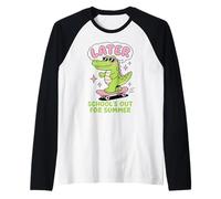 Later Gator School's Out for Summer Last Day of School Manche Raglan