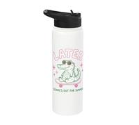 Later Gator School's Out for Summer Last Day of School Stainless Steel Insulated Water Bottle