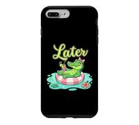 Later Gator Summer Pool Side Beach Vacances Coque pour iPhone 7 Plus/8 Plus