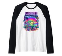 Later School's Out for Summer Alligator School Year Teacher Manche Raglan