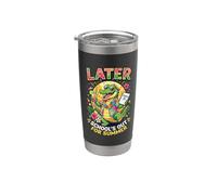 Later School's Out for Summer Miami Vacation Alligator Kids Gobelet isotherme en acier inoxydable double paroi