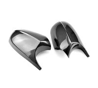 latéral Capuchon de Miroir Pour BMW Série 3 1 E81 E82 E87 E88 E90 E91 E92 E93 2004 - 2015 Couvercle De Rétroviseur De Voiture En Fiber Carbone Boîtier Rétroviseur(Full carbon later)