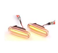 Latéral Clignotant Séquentiel pour Fiat pour Abarth pour Punto pour Doblo pour Fiorino MK3 2012-2019 2Pièces Feux De Position Latéraux À LED Fumés Dynamiques Clignotants Marqueur Latéral