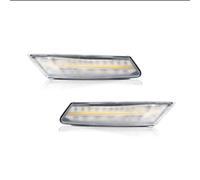 Latérale Dynamique 2x LED Pour 911 Pour Carrera Pour Targa Pour Turbo 997 Pour Cayman Pour Boxster 987 Feux Position Latéraux Dynamiques Clignotants Séquentiels Latéral Clignotant Lampe ( Size : Clear