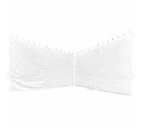 Siena Garden J05233 - Lot de 2 parois latérales pour pavillon Berlino - 3 x 3 m - en Polyester - Blanc - 160 g