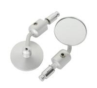 Latéraux Miroirs Arrière Rétroviseurs Latéraux Universels Pour Moto, 7/8 ", Extrémité De La Barre De Poignée 3" Ronde Pour (3)