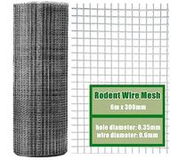 LATERN 30cm x 6m Grillage Anti-Rongeurs, Acier Inoxydable 304 Grillage Métallique Anti-Rats pour Bloquer L'Accès Aux Souris Écureuil Oiseau - pour Combler Lacunes Autour Maison et Jardin