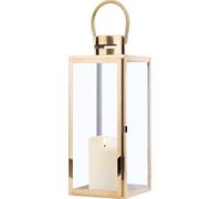 Laterne Gartenlaterne Jarda gold 39cm