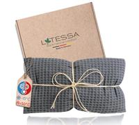 LATESSA® Coussin chauffant en noyaux de cerise, 100 % coton, moderne et durable, de qualité supérieure, pour micro-ondes, nuque, épaules, ventre et dos, pour bébés, enfants et adultes