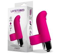 Latetobed Fingy Silicone Vibrating Finger Ball Pink