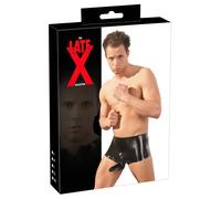 LATEX - boxer homme avec gaine pénis - latex noir