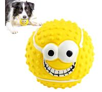 Latex Face Ball Dog Toy - Dog Ball Toys, Smile Face Dog Balls Toys | Bite Resistant Smile Face Squeaky Dog Balls for Puppies, Dogs, Small Cats and Kittens