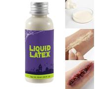 Latex Liquide pour Cosplay,Peinture Faciale Liquide Latex 50ml - Fournitures pour Création Cicatrices Artistes Maquilleurs Photographie Modèles Body Painting Cosplay Théâtre Étudiants