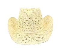 Latex Queue De Cheval Fashion Lady Foldable Casual Cap Wide Sun Hat pour Les Femmes et Les Hommes Cowboy Blanc Imperméable (Beige, One Size)