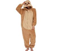LATH.PIN Adulte Kigurumi Pyjama Unisexe Anime Animal Costume Cosplay Déguisement Combinaison Onesies Ensembles de Pyjama Panda Vêtements de Nuit Sleepwear (Peluche Paresseux,L)