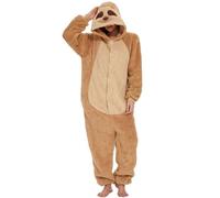 LATH.PIN Pyjama Combinaison Panda Unisexe Adulte Animal Onesie Cosplay Halloween Carnaval Costumes Femme Pyjama Animaux Costumes Hiver, Paresseux, XXL