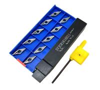 Lathe turning tools, Porte-outil de tournage extérieur SVJCR1010H11 1212H11 1616H11 2020K11 2525 for tour CNC, compatible avec l'insert VCGT110304 ，for parts(SVJCR1616H11)