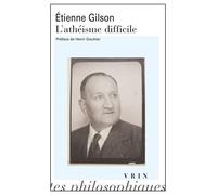 L'athéisme difficile - Henri Gouhier - Vrin - broché - Essai