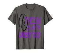 L'athéisme est Un Mythe Compris Débat philosophique Texte Violet T-Shirt