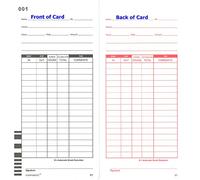 LATHEM Lot de 100 cartes de temps à code bar, pour une utilisation avec les montres LATHEM DCR et 7500E Time, 17,8 cm (E7-100) - Lot de 2