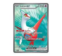Latias ex 220/191 Carte Pokémon Ultra Rare Full Art | Pokémon Brillant | Pokémon EX | Surging Sparks | Pokémon Scarlet et Violet | Authentifié Titan Cards | Cartes Pokémon légendaires