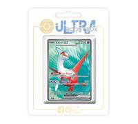 Latias ex 220/191 Full Art Secrète - Ultraboost X Écarlate et Violet 8 - Étincelles Déferlantes Coffret de 10 Cartes Pokémon Françaises