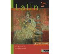 Latin 2e - Programme 2008
