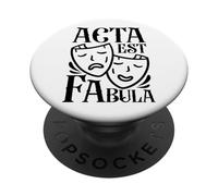 Latin - Acta est fabula PopSockets PopGrip Adhésif