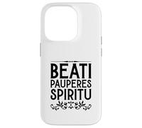 Latin - Beati pauperes spiritu Coque pour iPhone 14 Pro