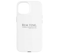 Latin Classique - Citation de Motivation Cato The Elder - Rome Coque pour iPhone 15