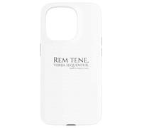 Latin Classique - Citation de Motivation Cato The Elder - Rome Coque pour iPhone 15 Pro