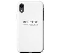 Latin Classique - Citation de Motivation Cato The Elder - Rome Coque pour iPhone XR