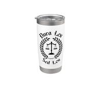 Latin - Dura lex, sed lex Gobelet isotherme en acier inoxydable double paroi